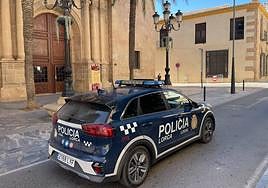 Un vehículo de la Policía Local de Lorca.