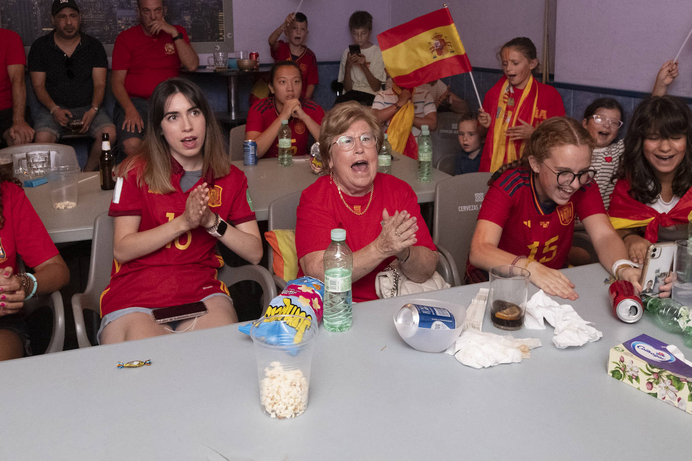 Así se siguió en Yecla la histórica final del mundial femenino
