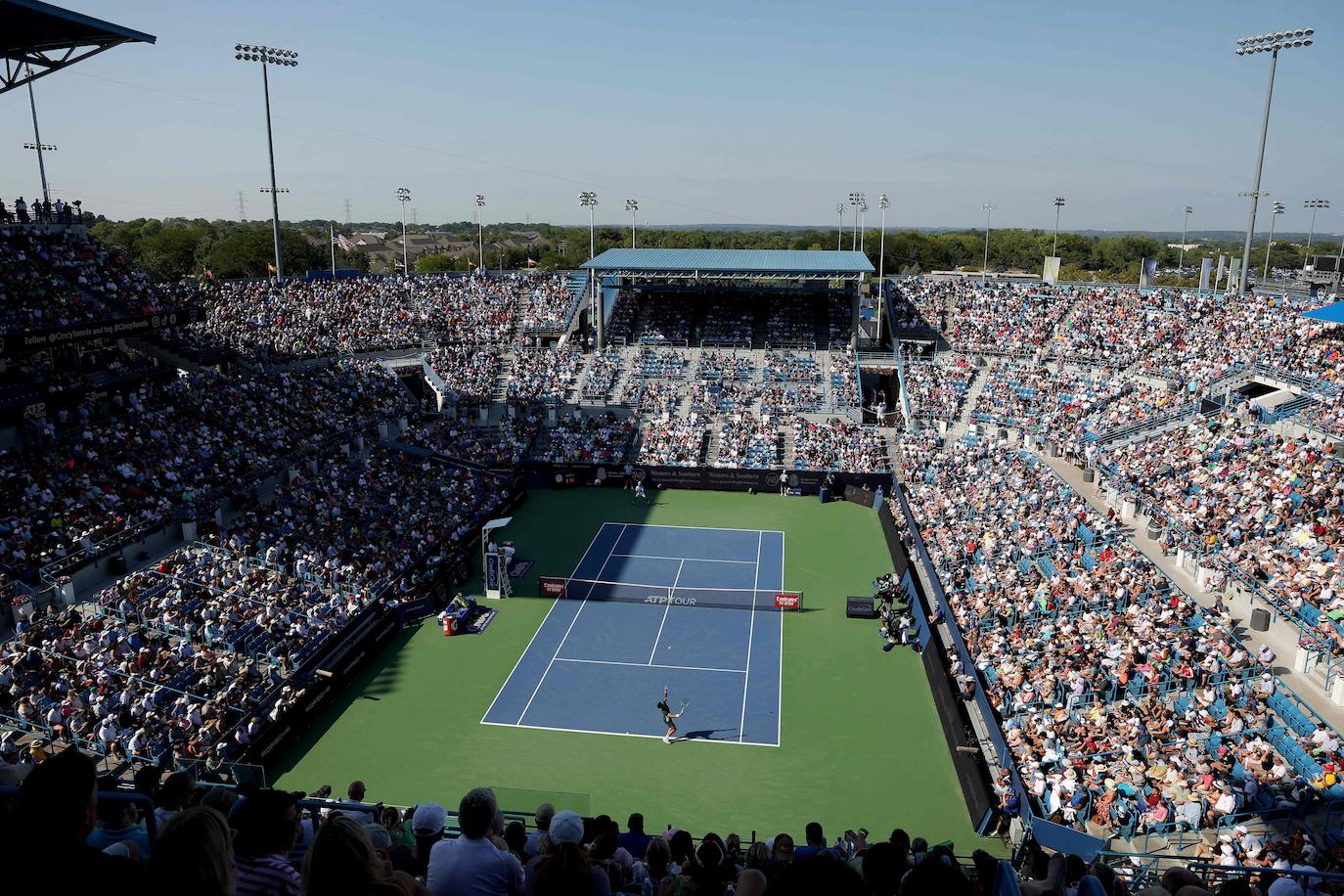 La final de Cincinnati entre Alcaraz y Djokovic, en imágenes