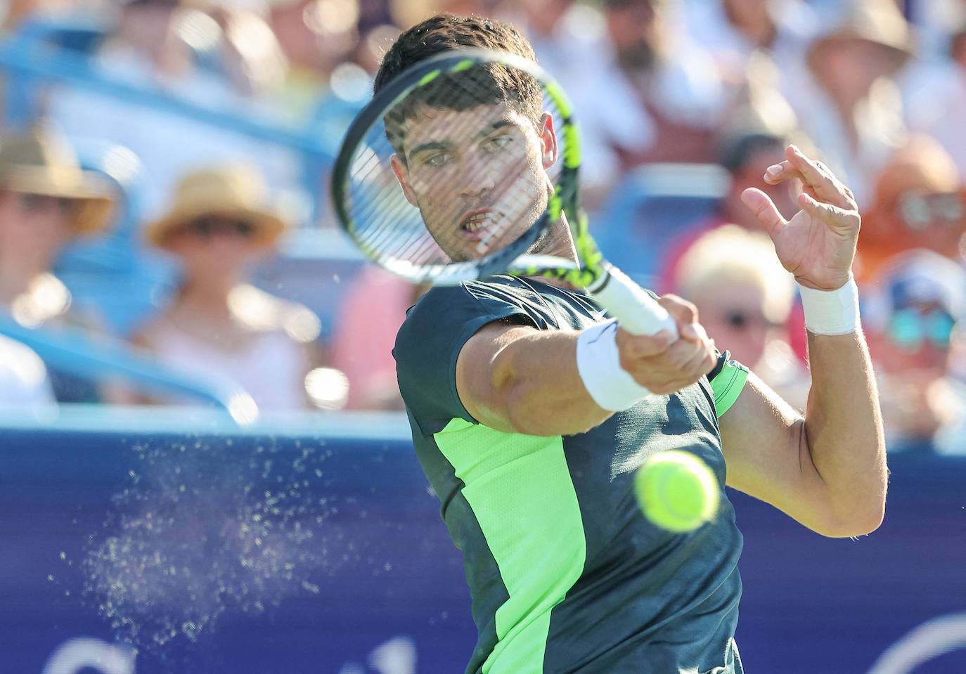 La final de Cincinnati entre Alcaraz y Djokovic, en imágenes