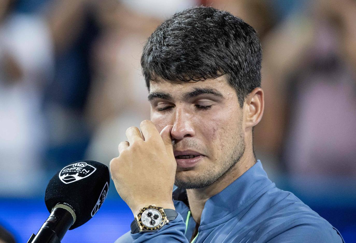 La final de Cincinnati entre Alcaraz y Djokovic, en imágenes