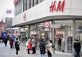 Una tienda de H&M.