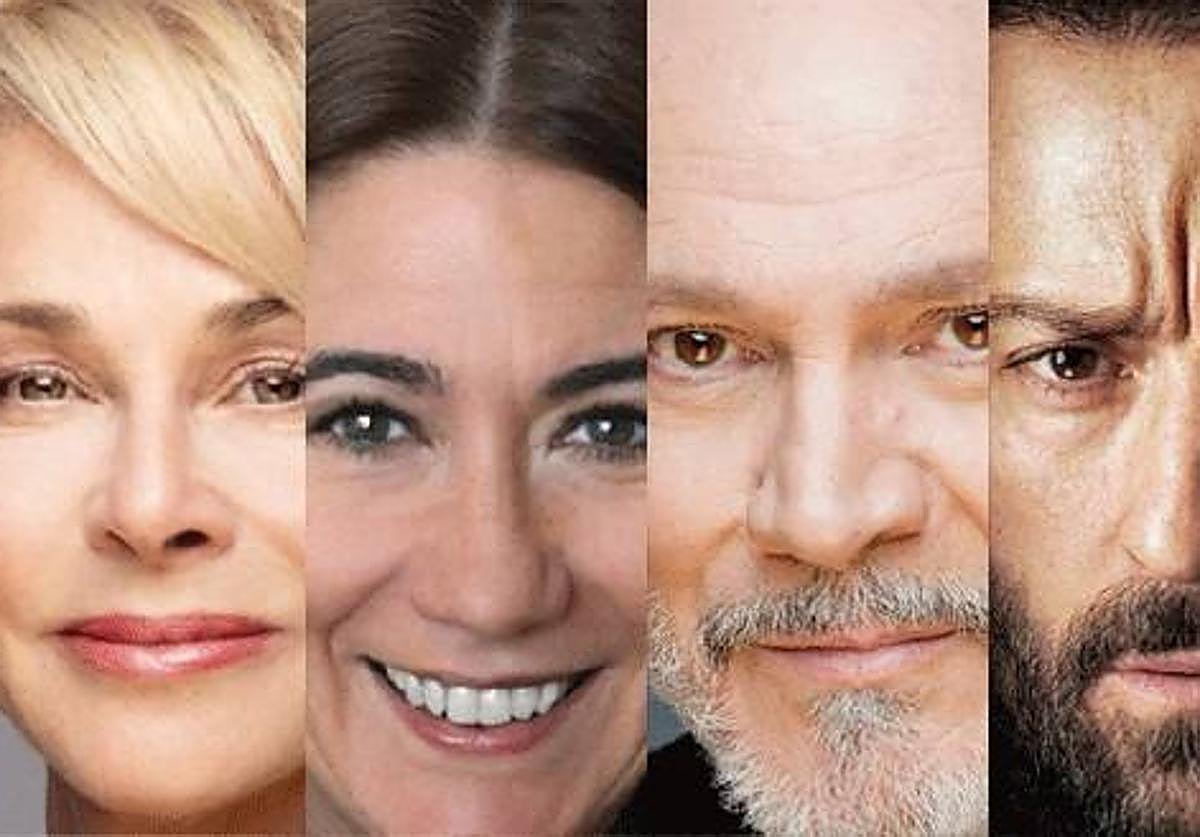 Belén Rueda, Luisa Martín, Juan Fernández y Pablo Puyol.