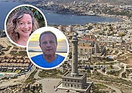 Vista aérea del faro de Cabo de Palos y su entorno, cada vez más urbanizado. María Pilar Conn y Francisco José Franco.