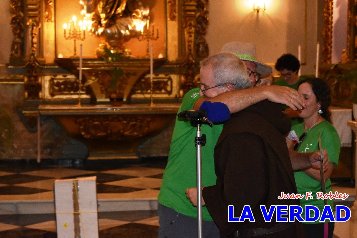 Una treintena de andariegos recorren el Camino de San Juan de la Cruz de Caravaca a Beas de Segura