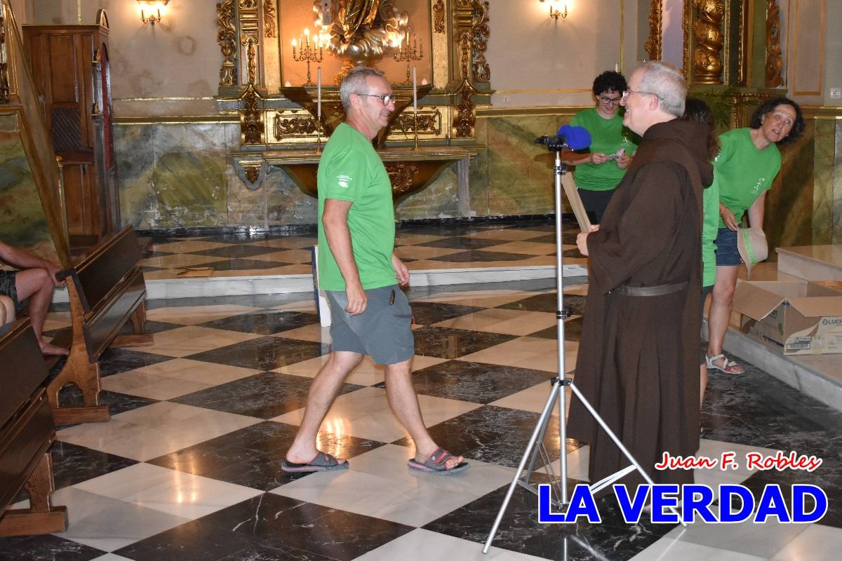 Una treintena de andariegos recorren el Camino de San Juan de la Cruz de Caravaca a Beas de Segura