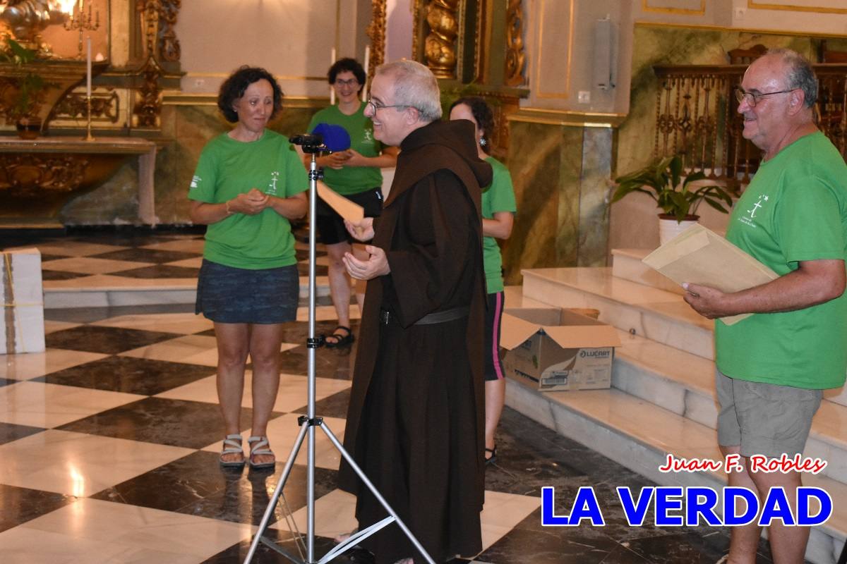 Una treintena de andariegos recorren el Camino de San Juan de la Cruz de Caravaca a Beas de Segura