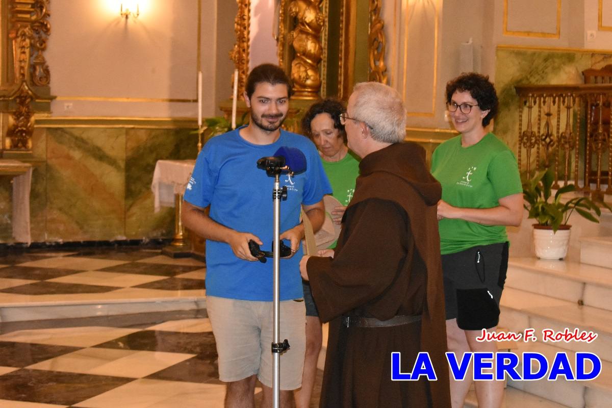 Una treintena de andariegos recorren el Camino de San Juan de la Cruz de Caravaca a Beas de Segura