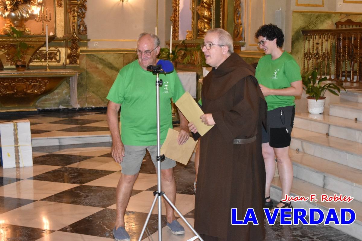 Una treintena de andariegos recorren el Camino de San Juan de la Cruz de Caravaca a Beas de Segura