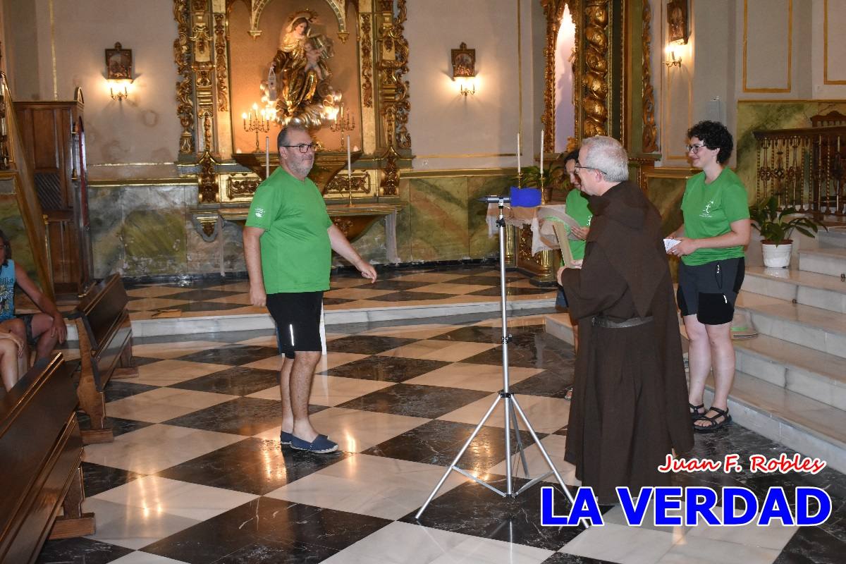 Una treintena de andariegos recorren el Camino de San Juan de la Cruz de Caravaca a Beas de Segura