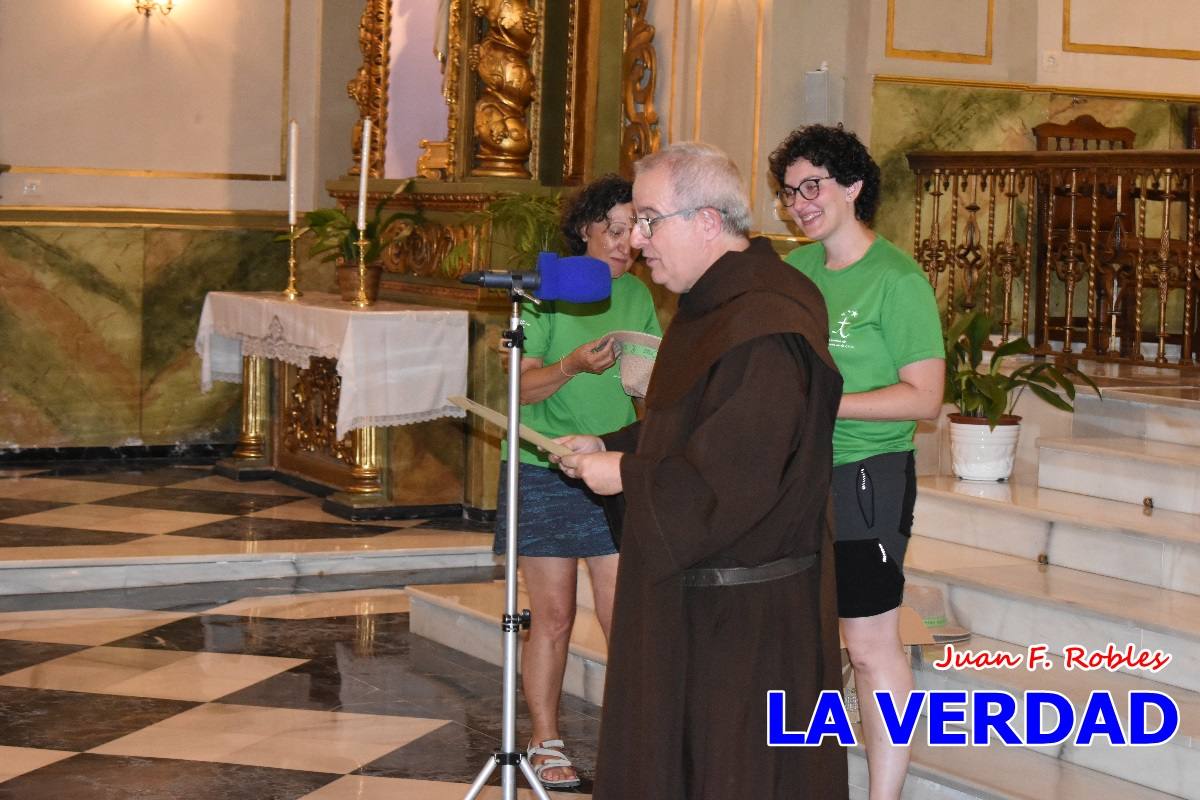 Una treintena de andariegos recorren el Camino de San Juan de la Cruz de Caravaca a Beas de Segura