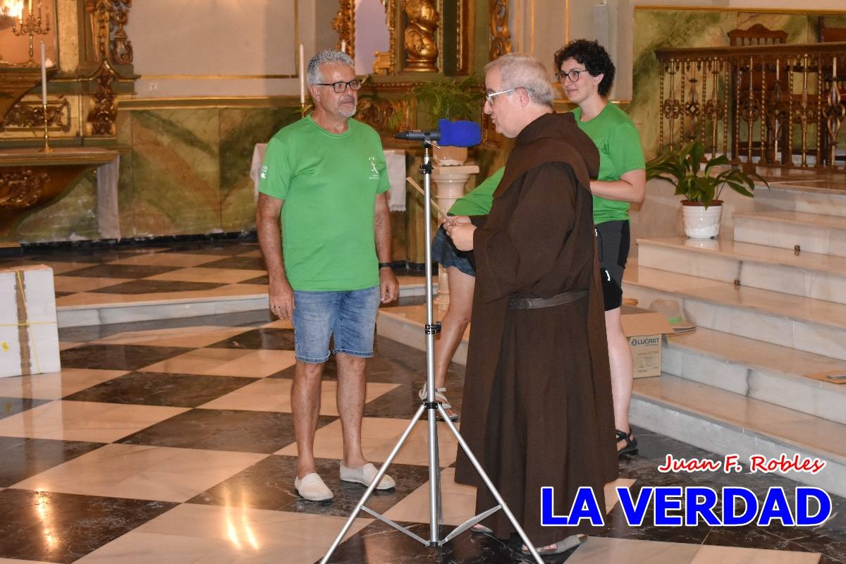 Una treintena de andariegos recorren el Camino de San Juan de la Cruz de Caravaca a Beas de Segura