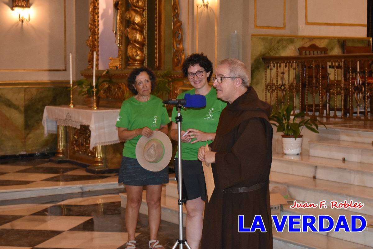 Una treintena de andariegos recorren el Camino de San Juan de la Cruz de Caravaca a Beas de Segura