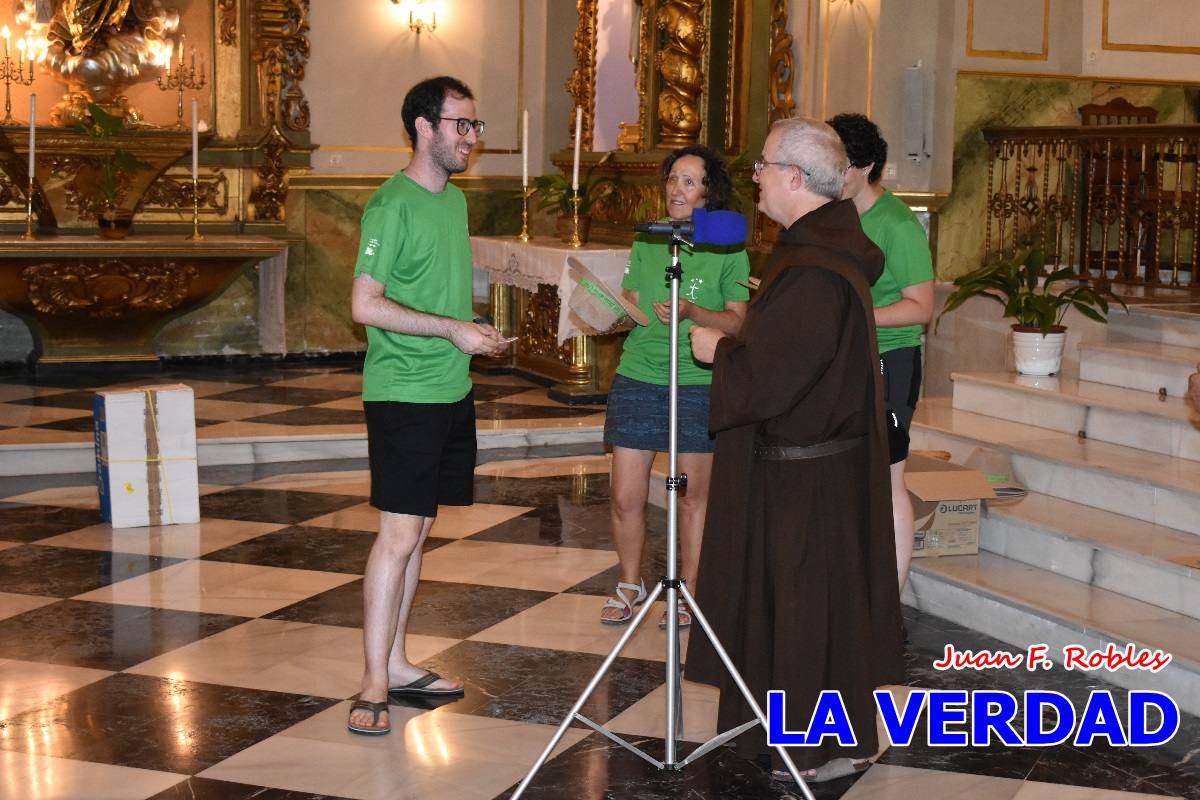 Una treintena de andariegos recorren el Camino de San Juan de la Cruz de Caravaca a Beas de Segura