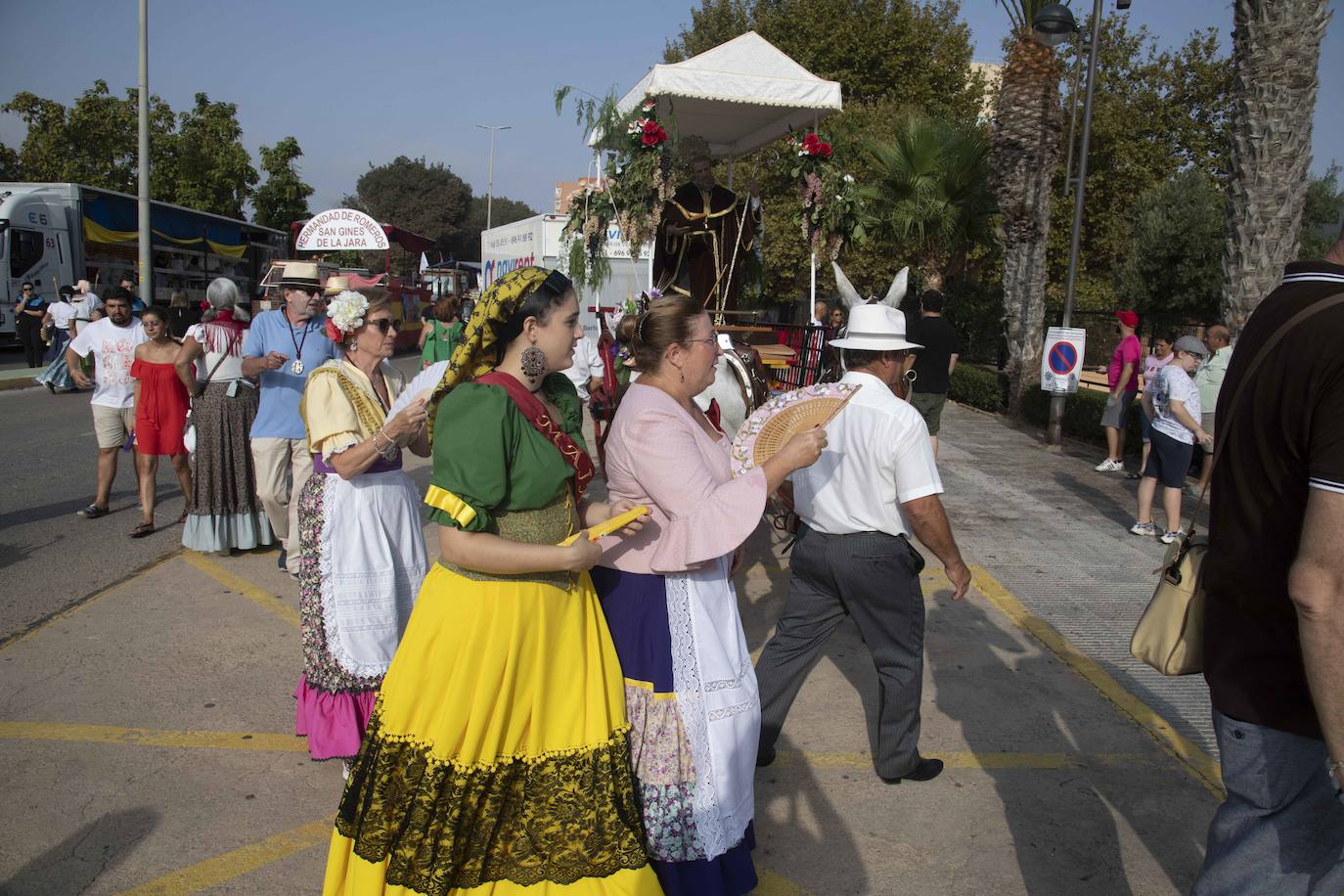 La romería de San Ginés de la Jara en Cartagena, en imágenes