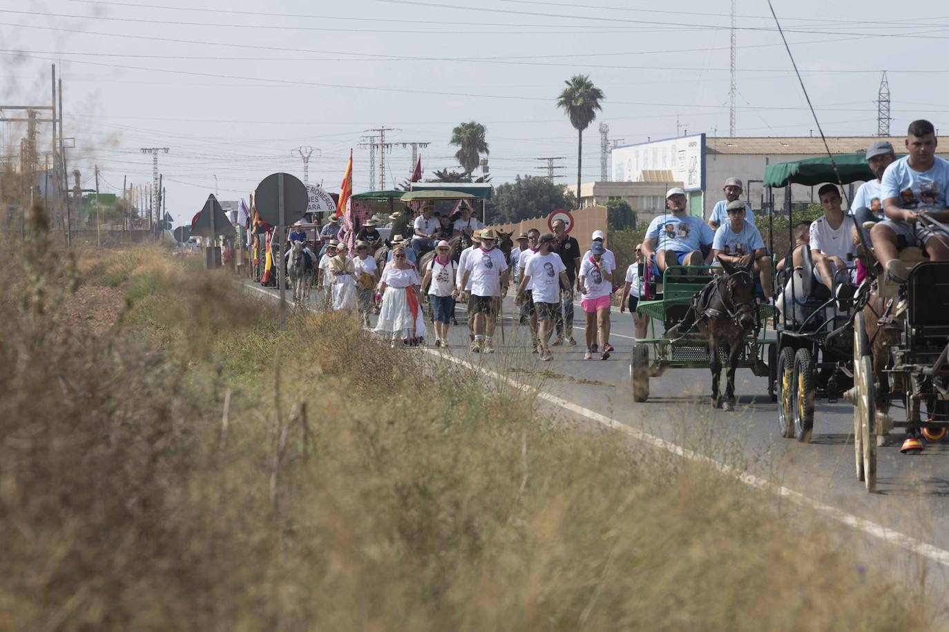 La romería de San Ginés de la Jara en Cartagena, en imágenes