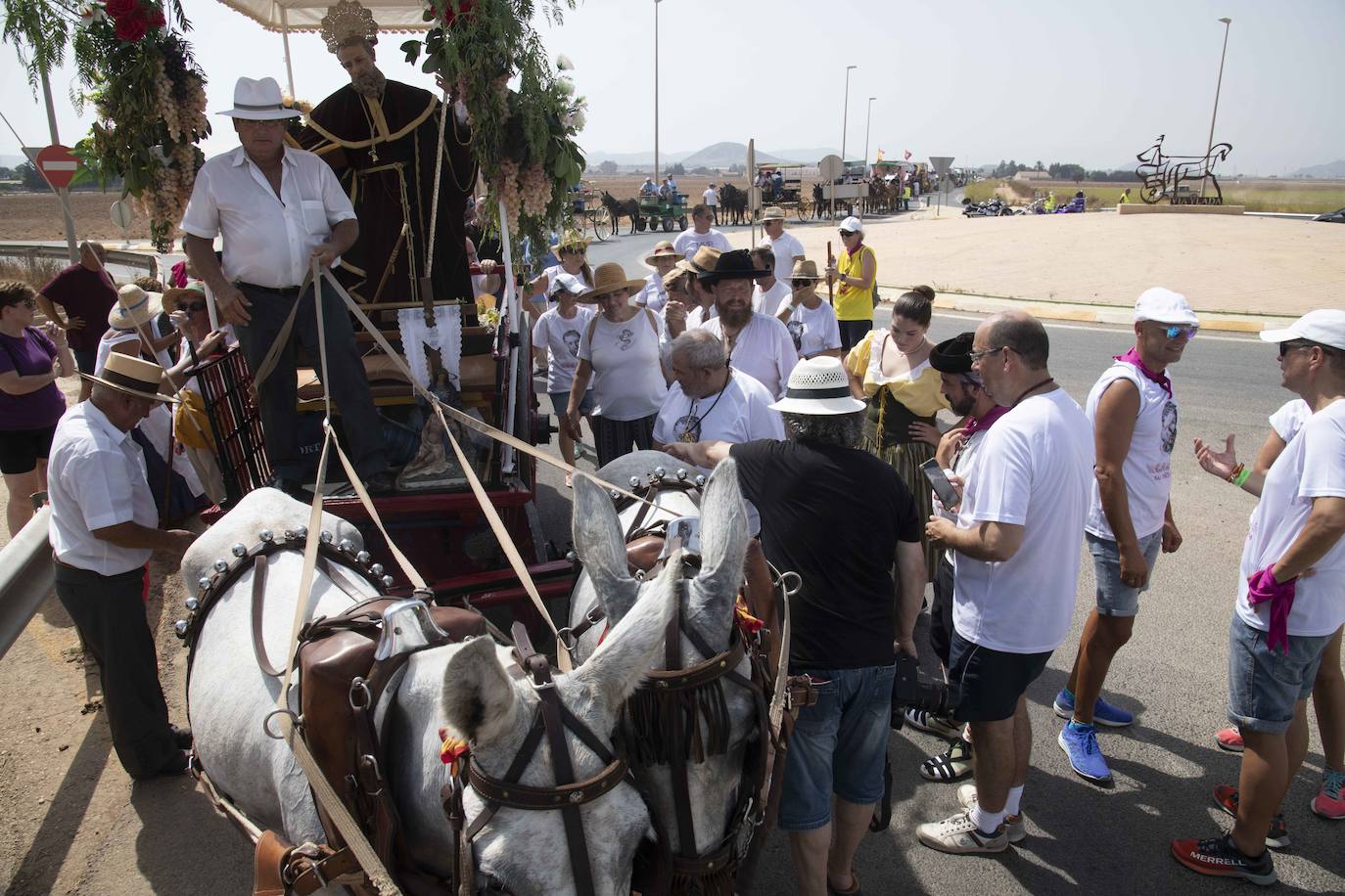 La romería de San Ginés de la Jara en Cartagena, en imágenes