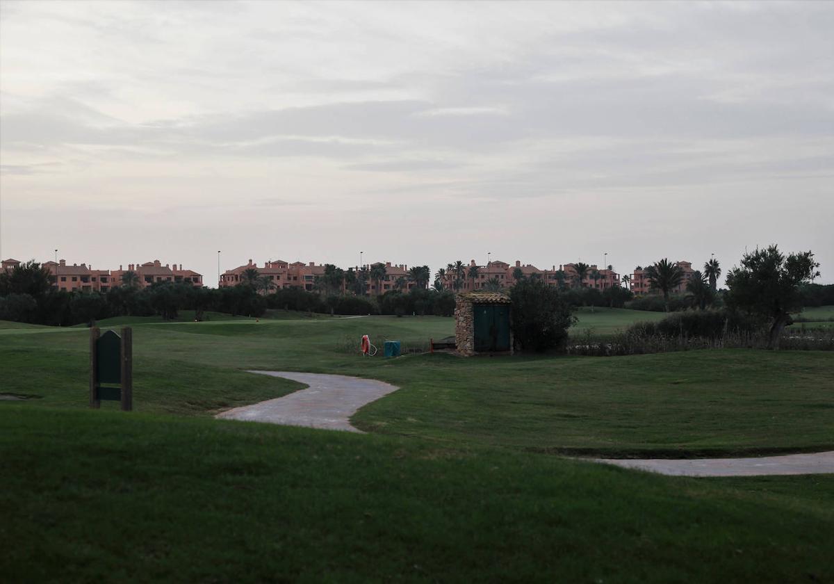 Un campo de golf de la Región de Murcia, en una foto de archivo.