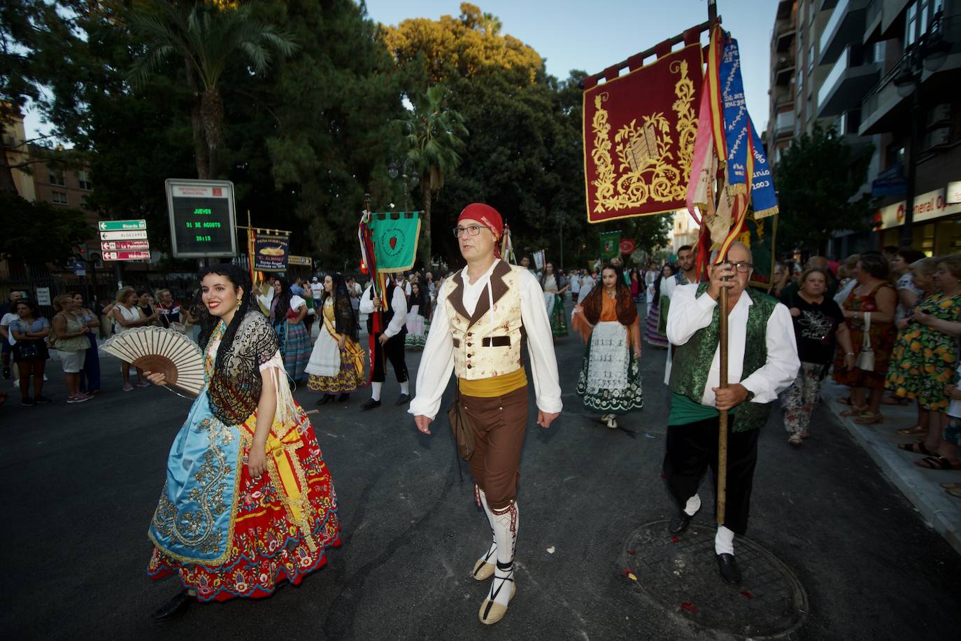 La bajada de la Fuensanta a Murcia, en imágenes