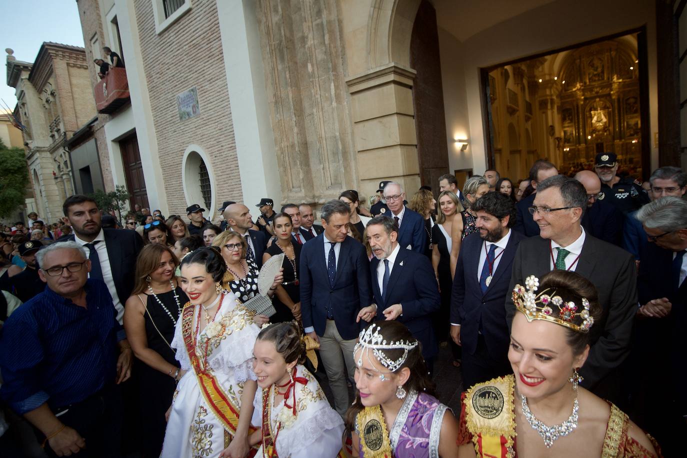 La bajada de la Fuensanta a Murcia, en imágenes