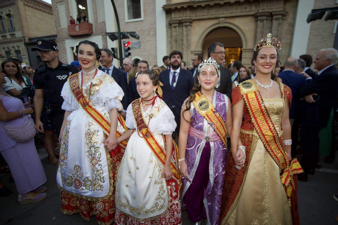 La bajada de la Fuensanta a Murcia, en imágenes