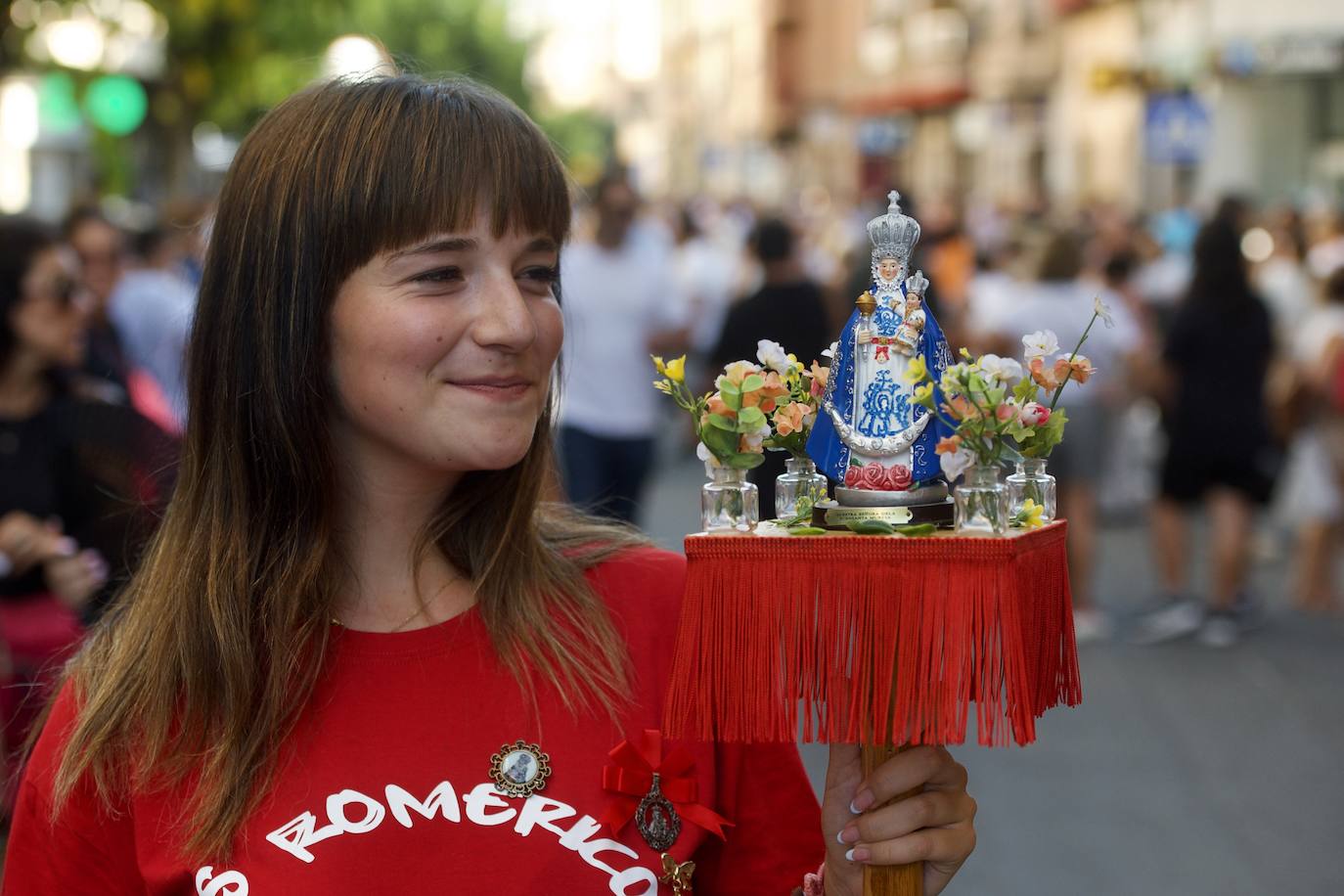 La bajada de la Fuensanta a Murcia, en imágenes