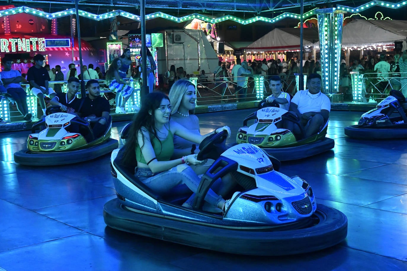 Inauguración de la feria de atracciones de Murcia, en imágenes