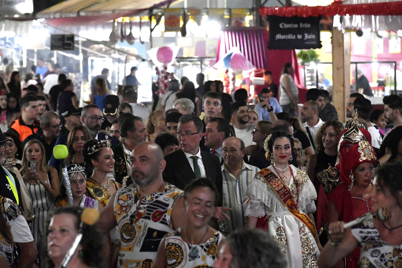 Inauguración de la feria de atracciones de Murcia, en imágenes