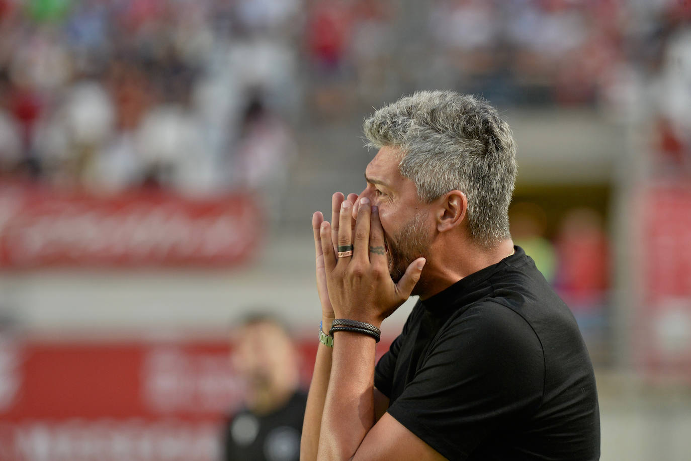 La derrota del Real Murcia frente al Córdoba, en imágenes