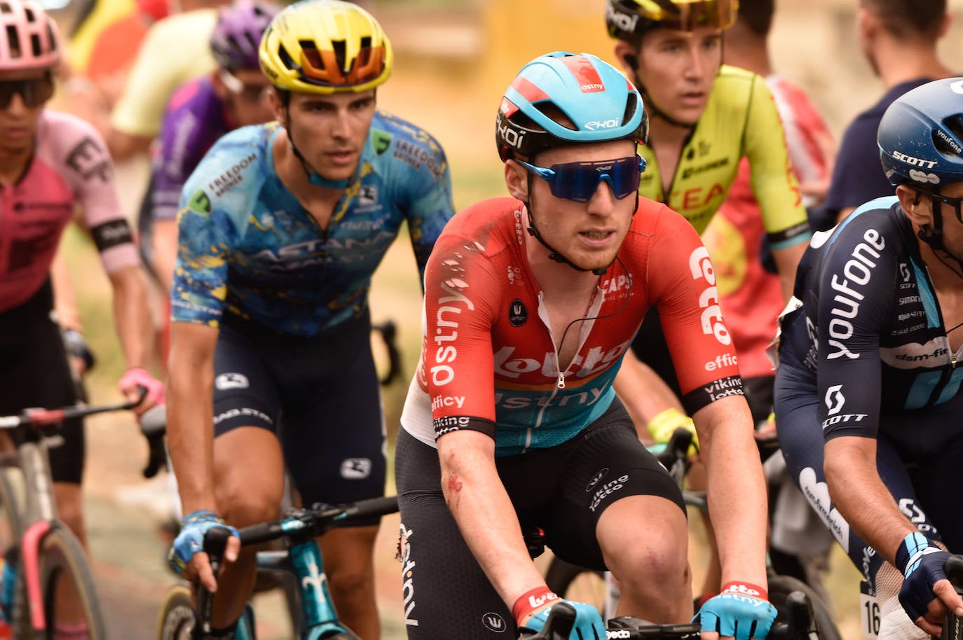 La llegada a Caravaca de la Vuelta, en imágenes