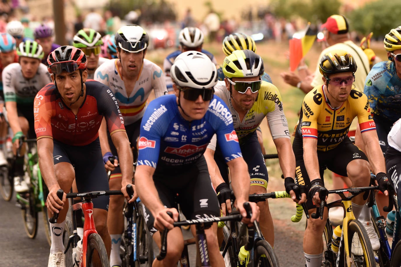 La llegada a Caravaca de la Vuelta, en imágenes