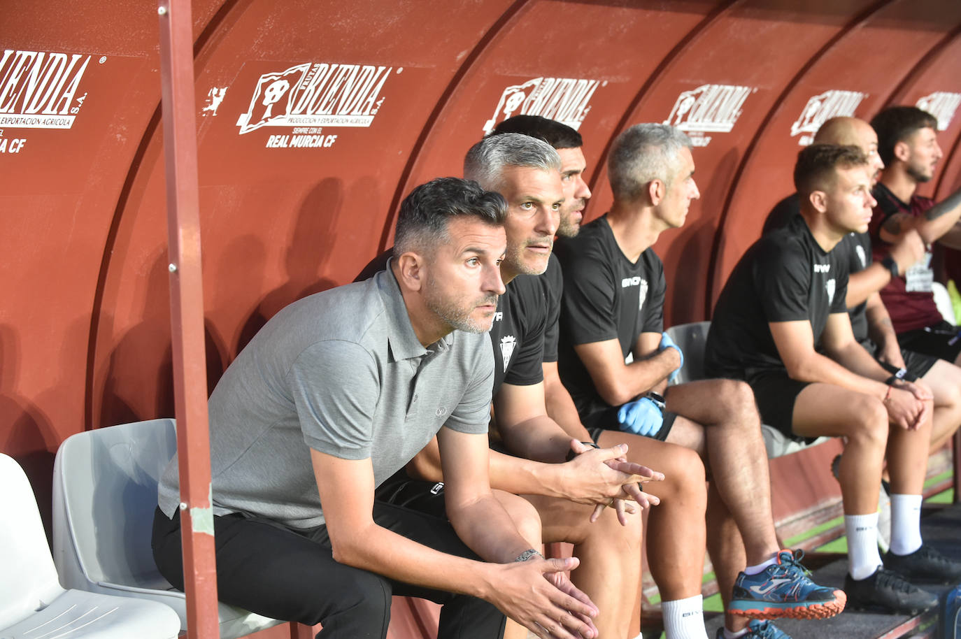 La derrota del Real Murcia frente al Córdoba, en imágenes