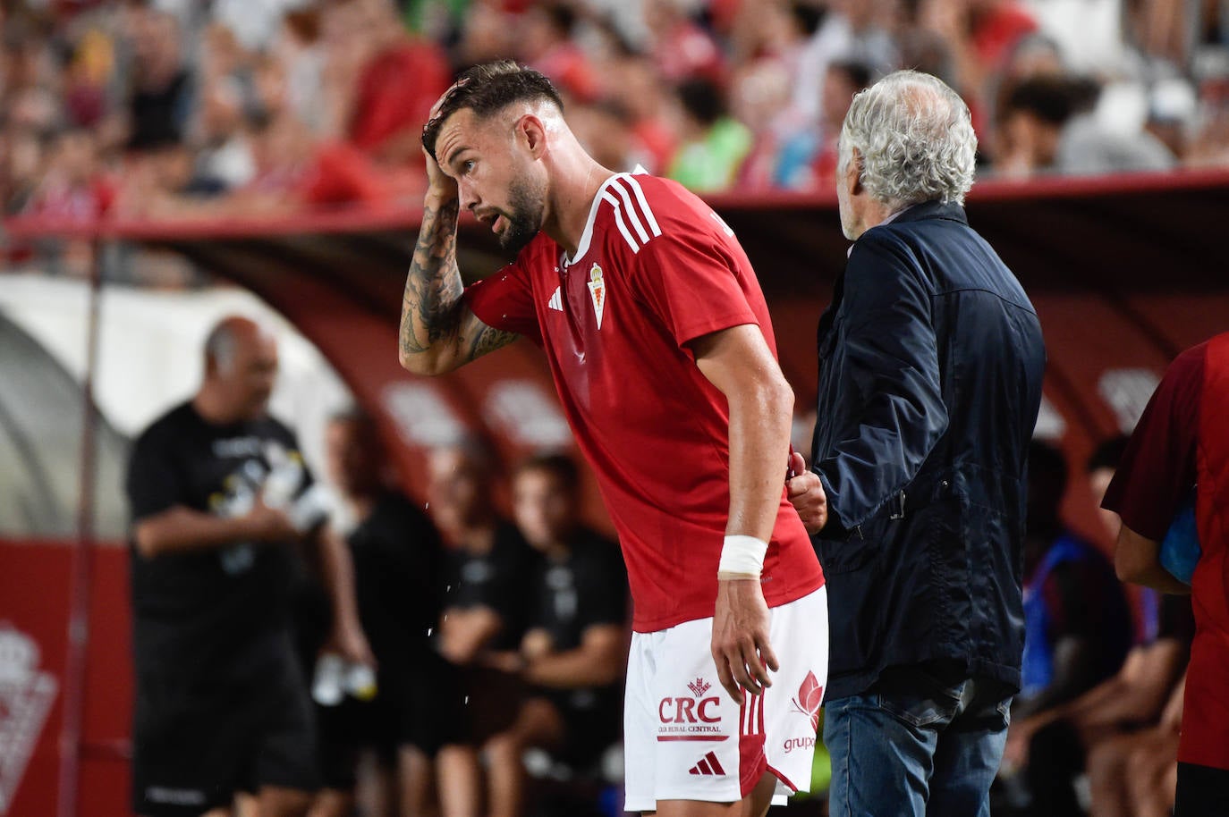 La derrota del Real Murcia frente al Córdoba, en imágenes