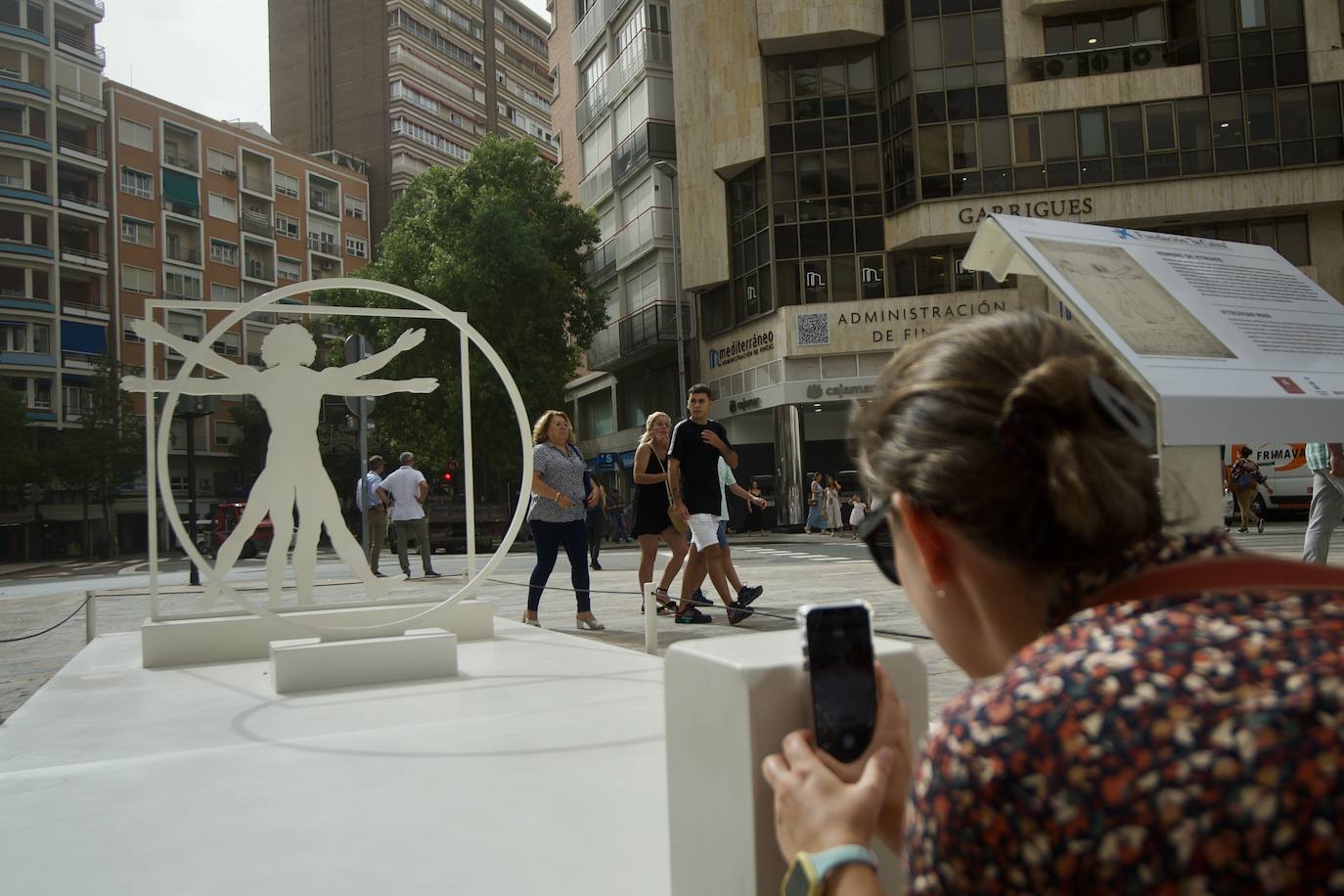 La exposición sobre Leonardo da Vinci en Murcia, en imágenes