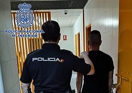 El individuo detenido por la Policía Nacional