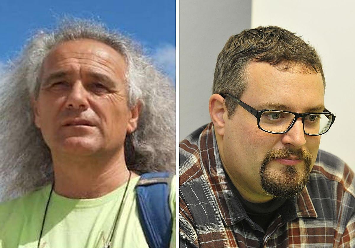 Pedro García, director de ANSE, y Pedro Luengo, portavoz de Ecologistas en Acción.