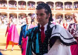 Morante de la Puebla, durante el paseíllo de la corrida goyesca de Ronda, el pasado 2 de septiembre.