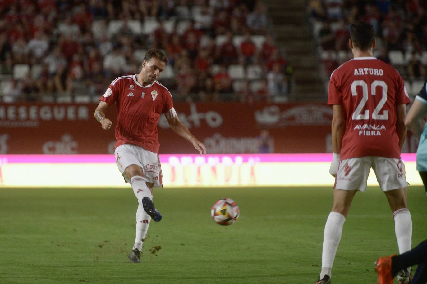 La derrota del Real Murcia frente al Atlético Sanluqueño, en imágenes