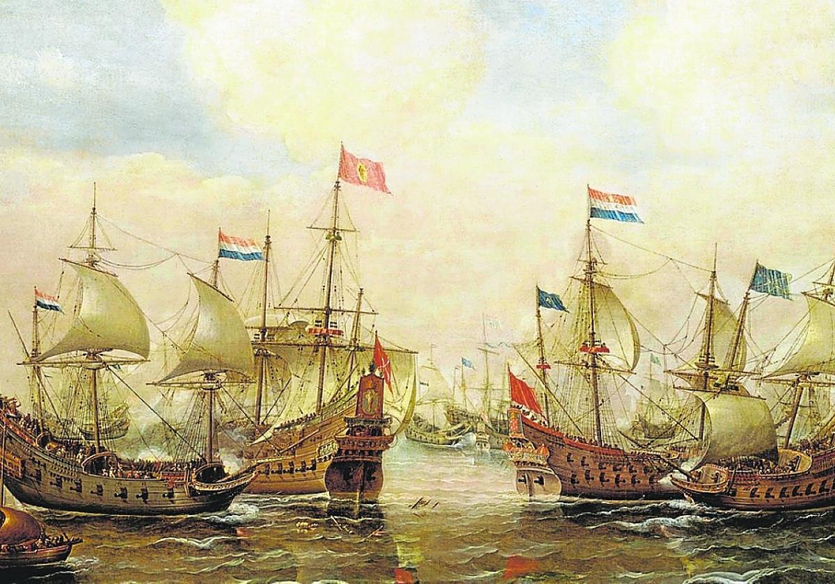 Barcos holandeses, una de las amenazas para Cartagena en aquellos años.