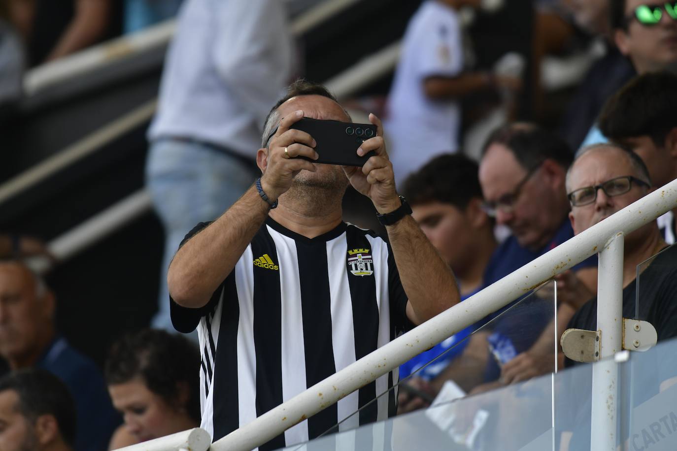 La derrota del Cartagena frente al Real Zaragoza, en imágenes