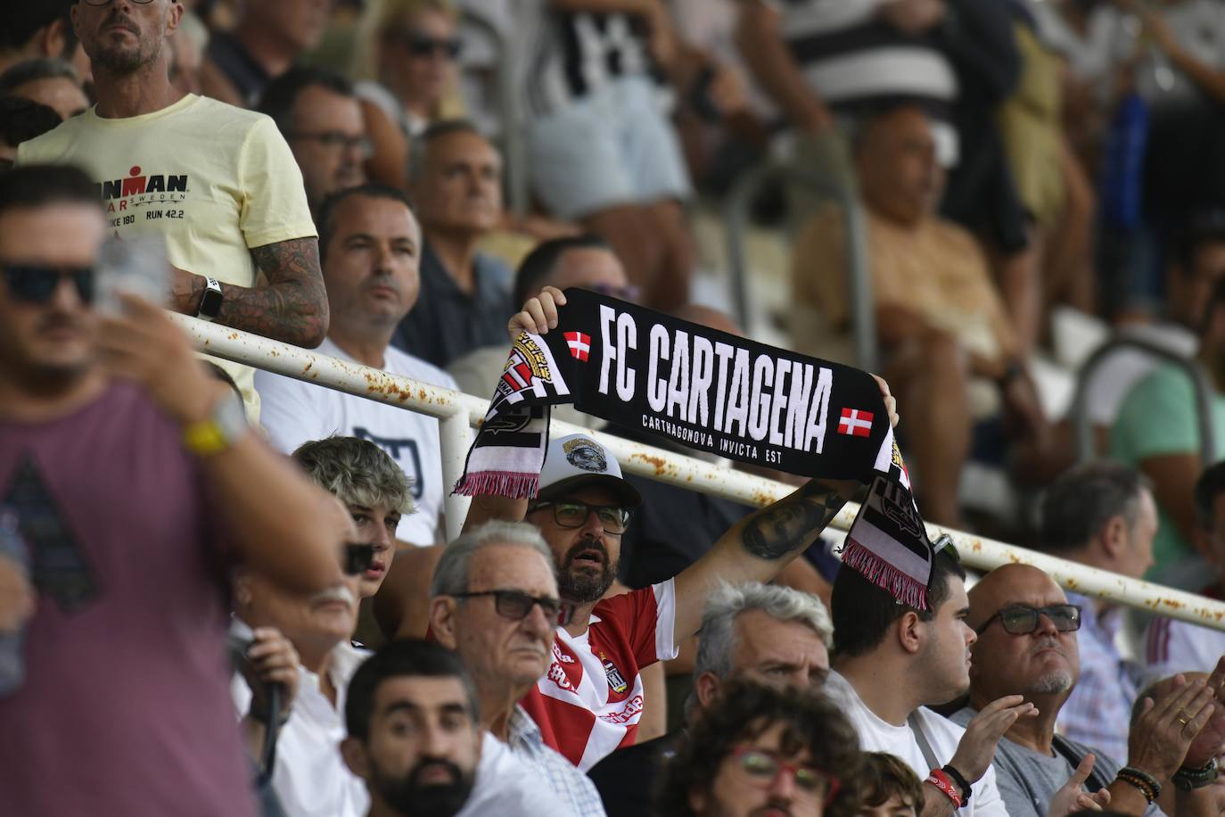 La derrota del Cartagena frente al Real Zaragoza, en imágenes