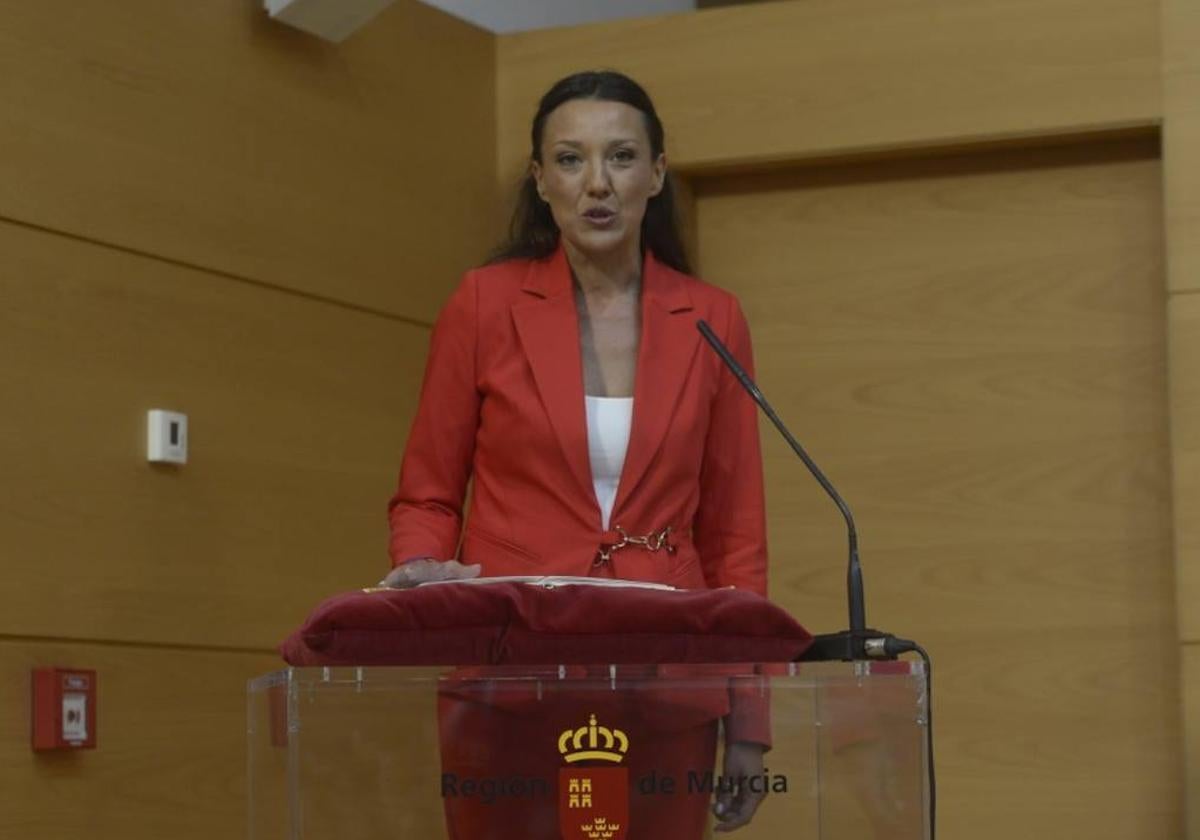 Carmen Conesa, consejera de Turismo, Cultura, Juventud y Deportes, este jueves.