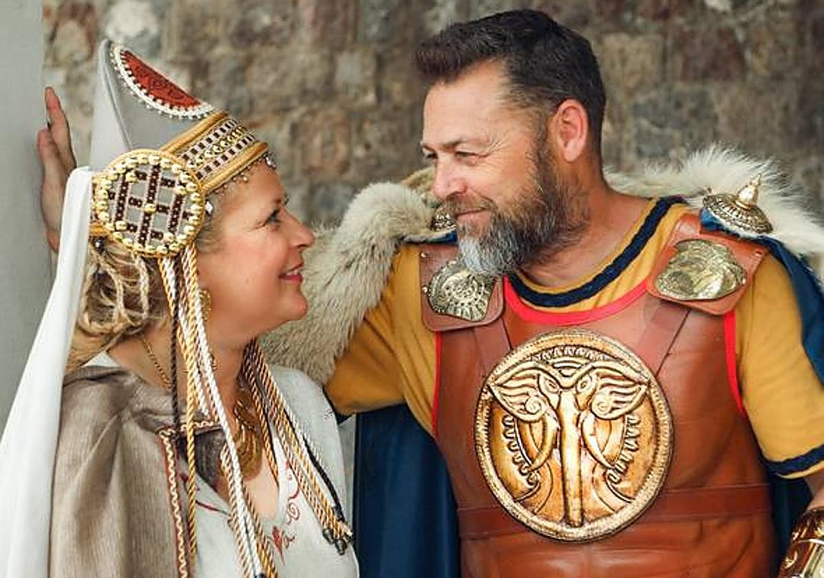 La princesa Himilce y el general Aníbal.