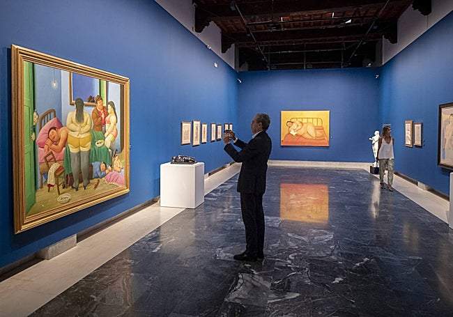 Exposición 'Botero: sensualidad y melancolía', en el Centro Cultural Las Claras de Murcia.