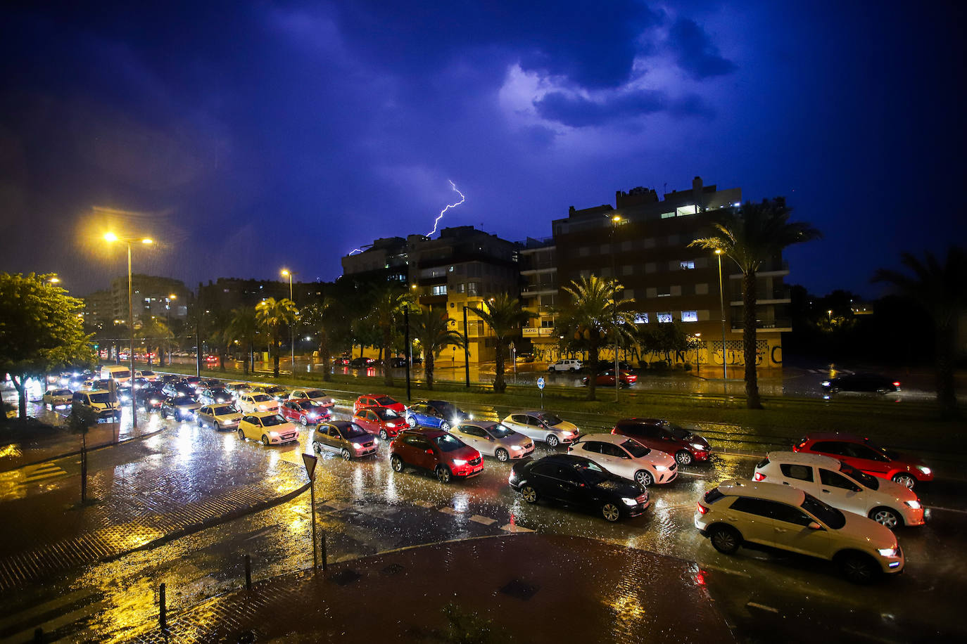Los efectos de la lluvia en la Región de Murcia, en imágenes