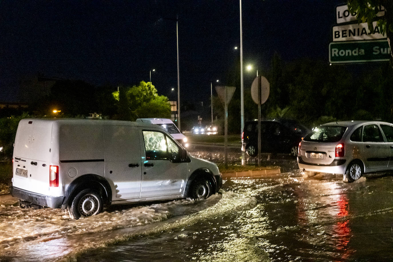 Los efectos de la lluvia en la Región de Murcia, en imágenes
