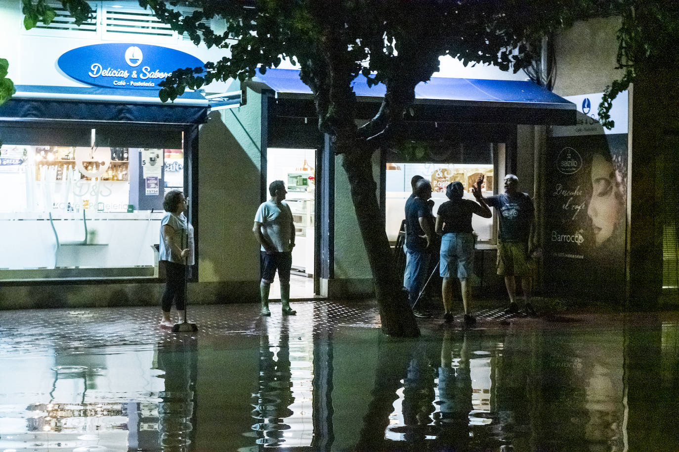Los efectos de la lluvia en la Región de Murcia, en imágenes