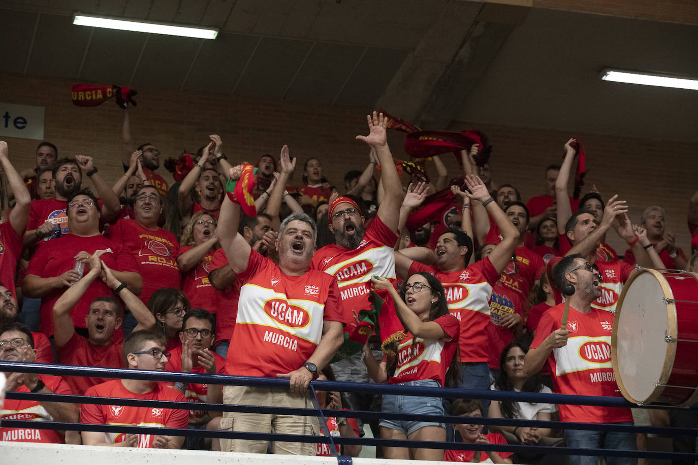 La derrota del UCAM Murcia ante Unicaja en las semifinales de la Supercopa, en imágenes