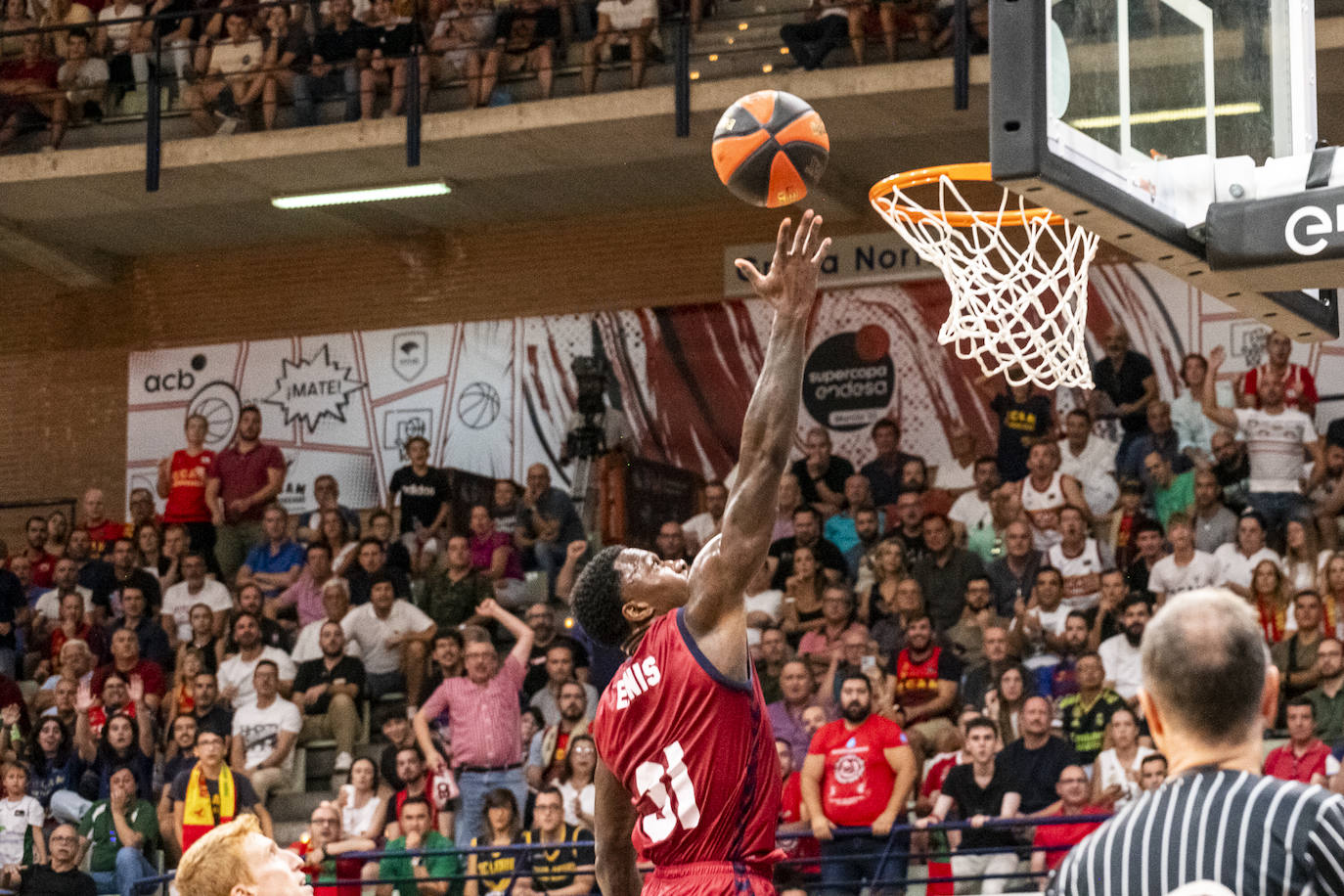 La derrota del UCAM Murcia ante Unicaja en las semifinales de la Supercopa, en imágenes