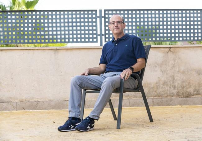 Raúl Martínez, en su casa de Altorreal.